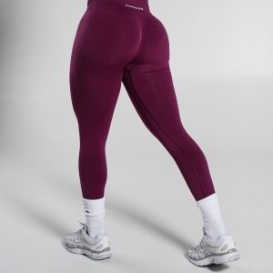 Pump Mid Rise Legging - Mulberry